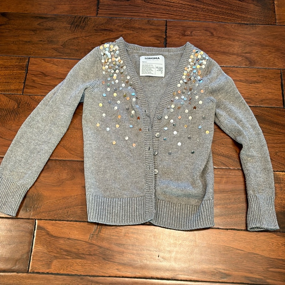 Sonoma sparkle grey cardigan